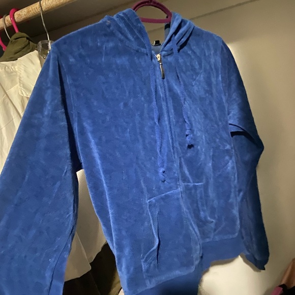 Y2K velvet zip up hoodie - Picture 1 of 3
